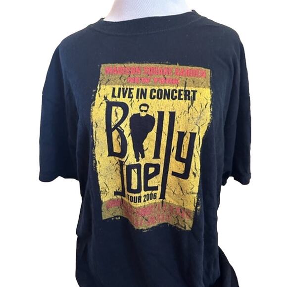Vintage Billy Joel New‎ York State of Mind 2006 Concert Tour Tee*Size L - Picture 1 of 4